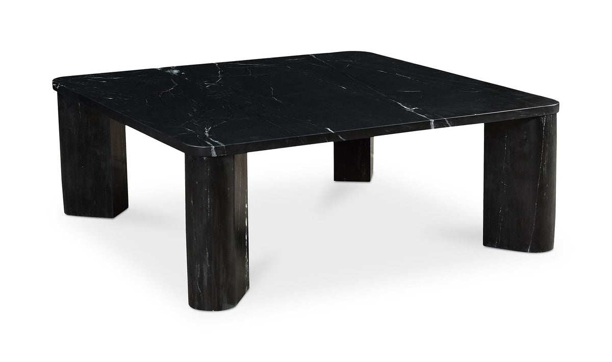 Salcombe Coffee Table in Jetty Black — three-quarter view