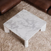 Salcombe Coffee Table in Ashen Grey — styled in a living room