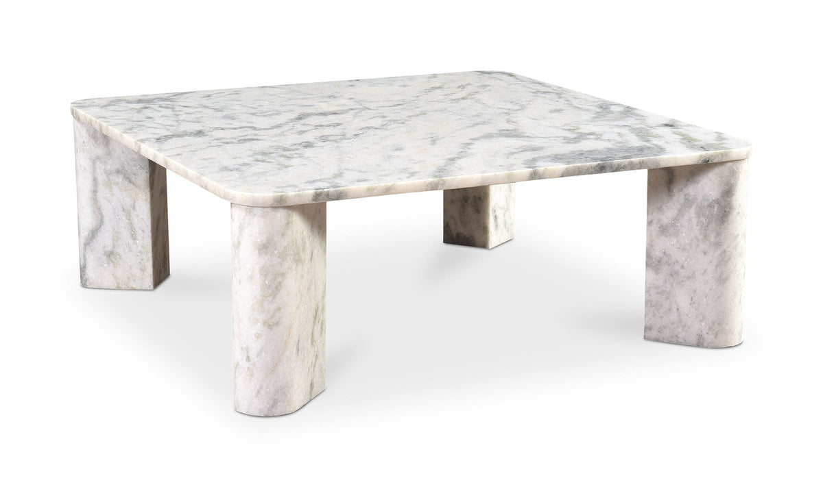Salcombe Coffee Table in Ashen Grey — three-quarter view