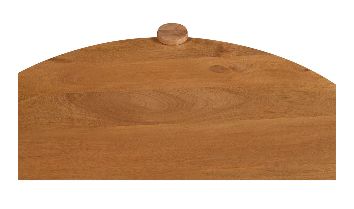 Orvieto Coffee Table in Vintage Brown — solid mango wood detail