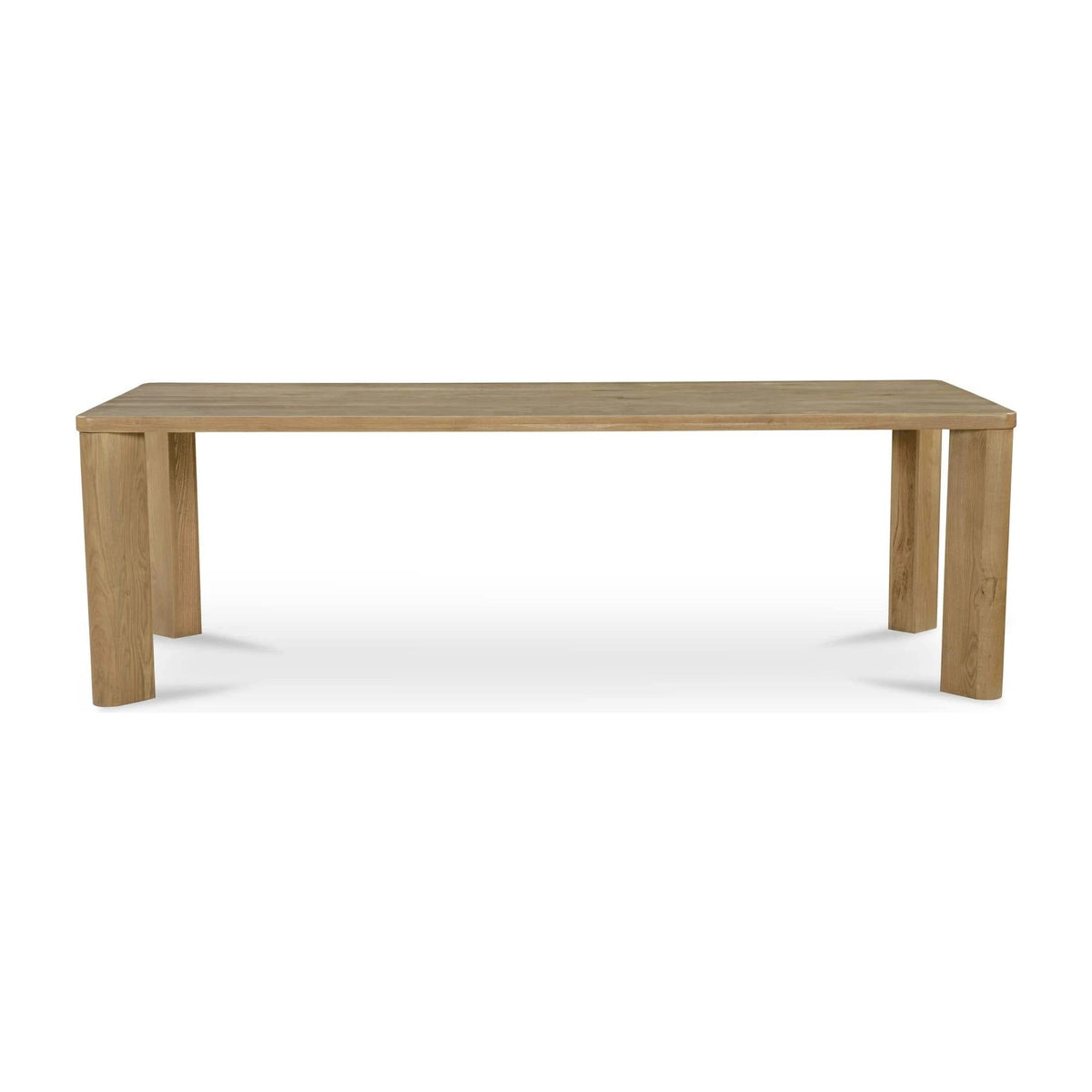 Salcombe Dining Table in Heritage Brown, solid oak, 96" × 39"