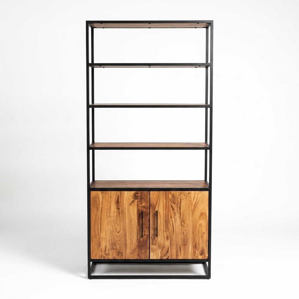 Jepara Acacia Wood Bookcase - Altera