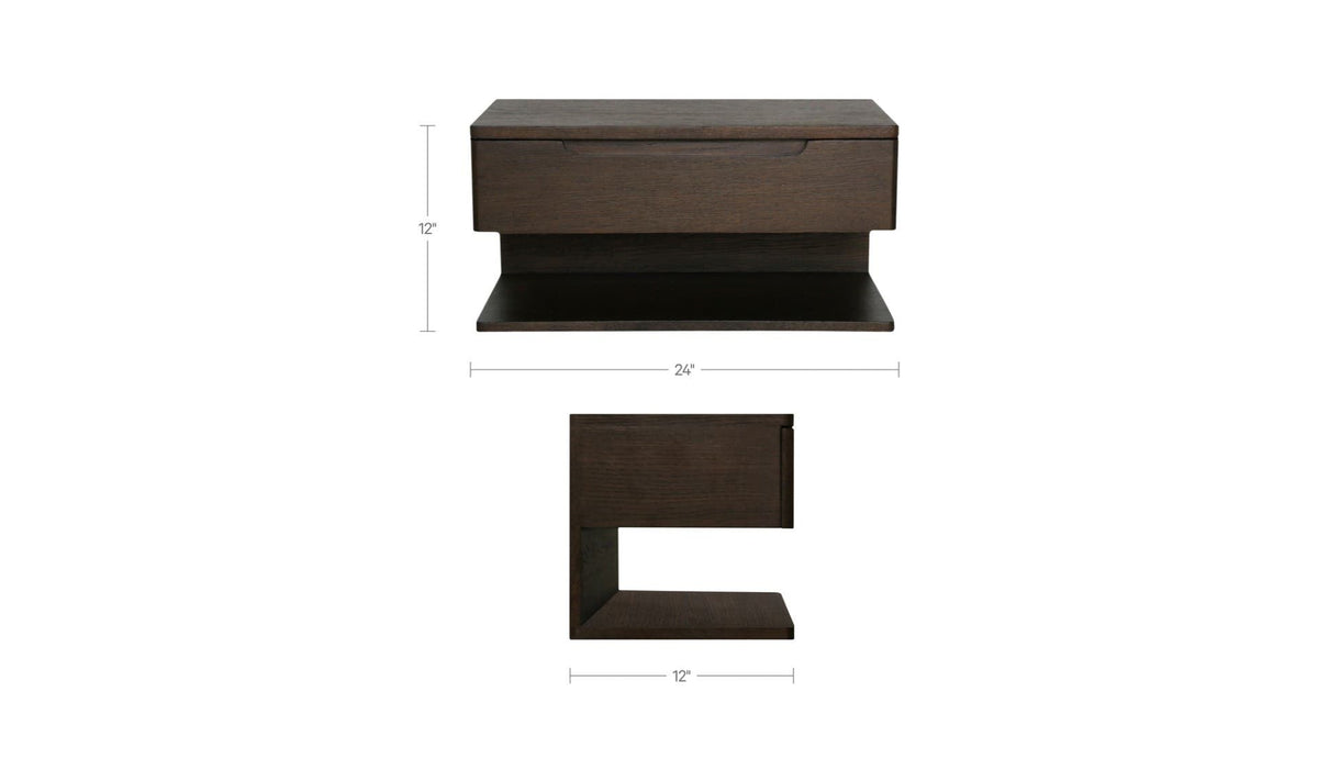 Juneau Floating Nightstand - Altera