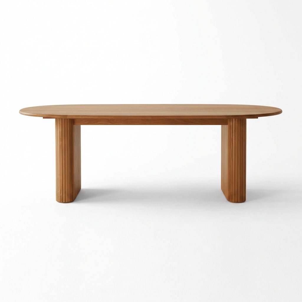 Kelowna Rounded Solid Wood Table - Altera