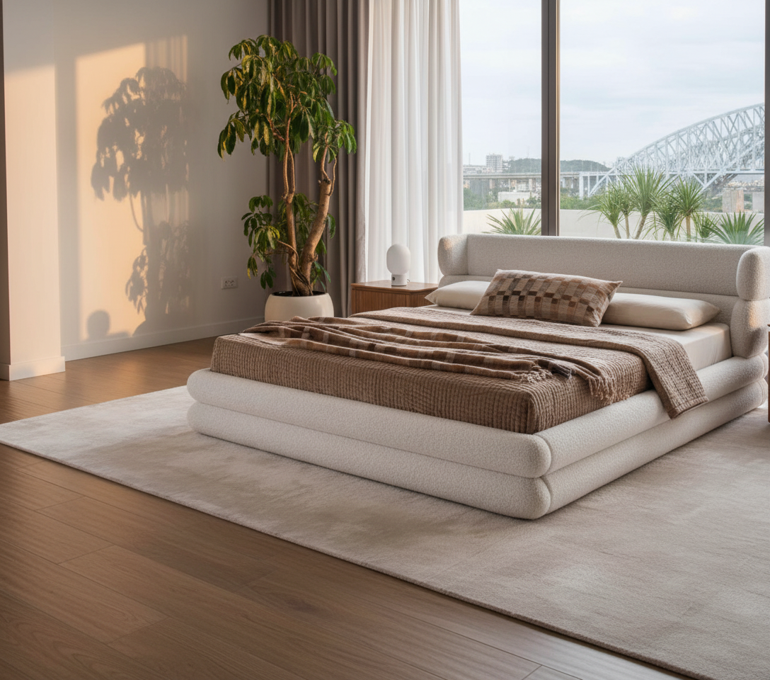 The Quito King Fabric Bed