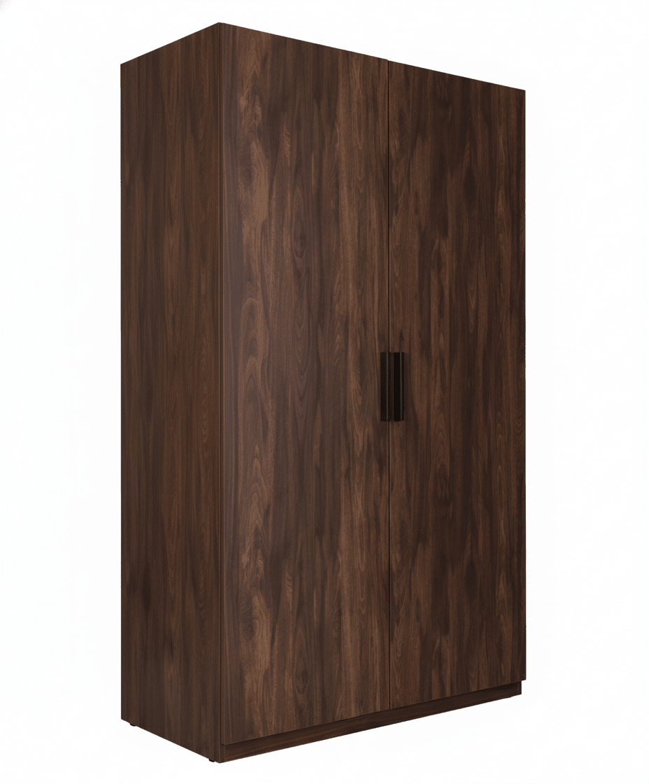 Koster Brown Wooden Wardrobe - Altera
