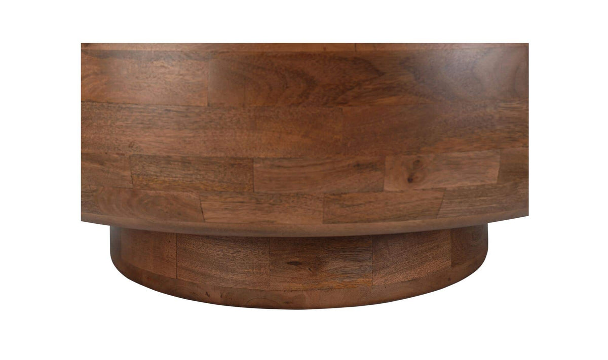 Wexham Storage Coffee Table in Natural — mango wood detail