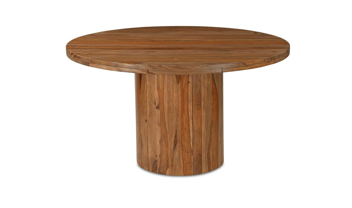 Telford Dining Table in Brown, sheesham wood detail