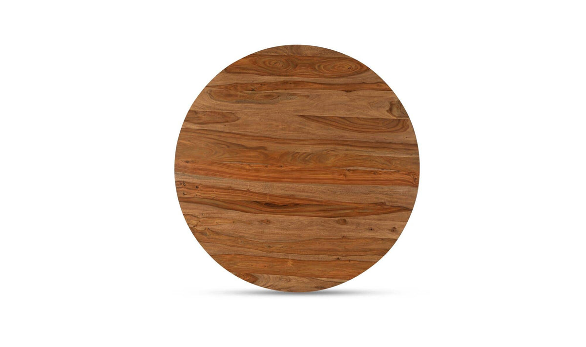 Telford Dining Table in Brown, top view