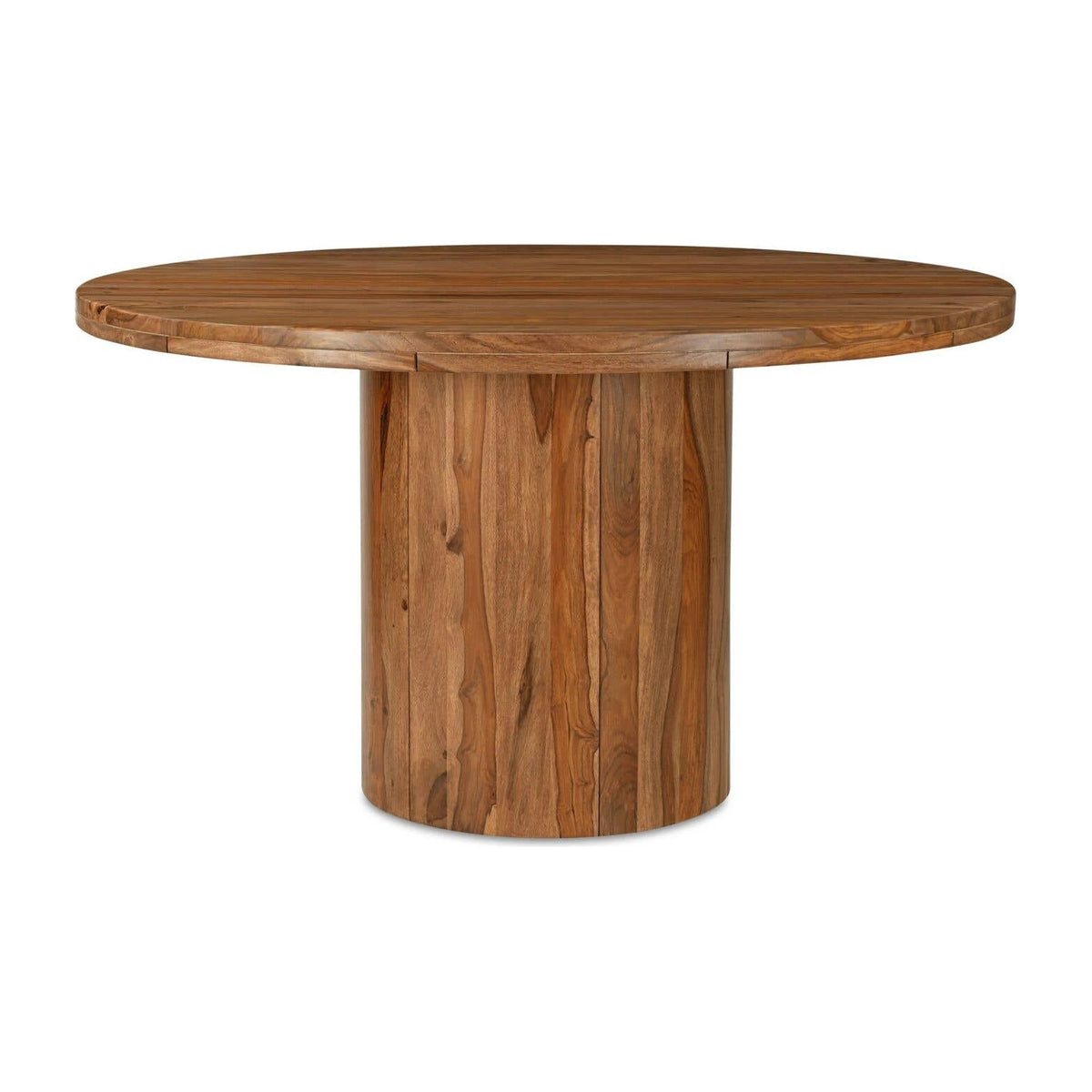 Telford Dining Table in Brown, sheesham wood, 54" × 54"