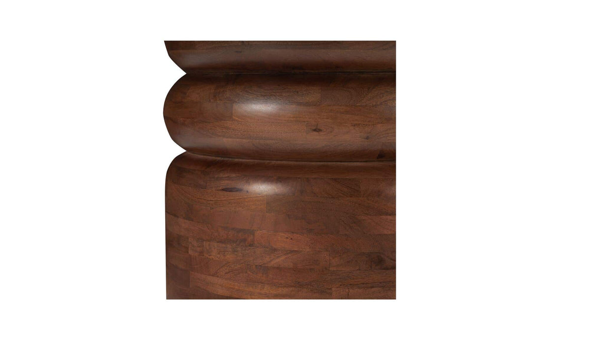 Modica Dining Table in Natural, mango wood detail