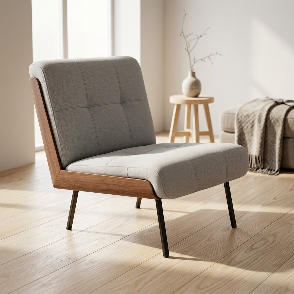Kyler Mid - Century Modern Slipper Chair - Altera