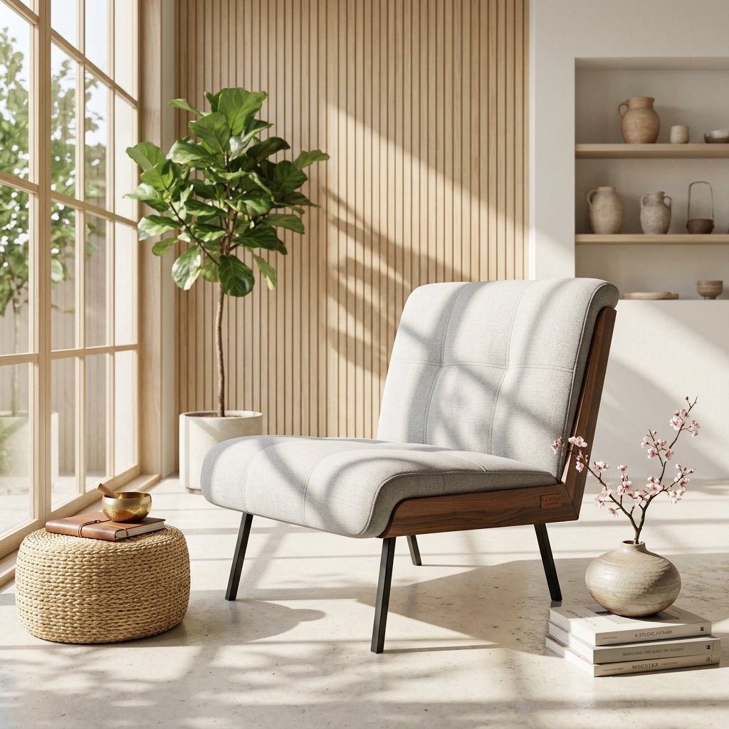 Kyler Mid - Century Modern Slipper Chair - Altera