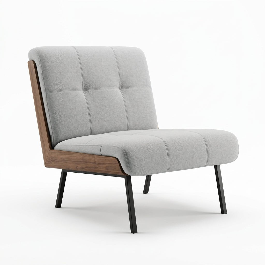 Kyler Mid - Century Modern Slipper Chair - Altera