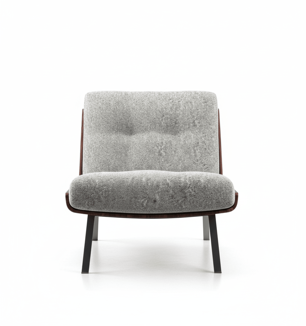 Kyler Mid - Century Modern Slipper Chair - Altera