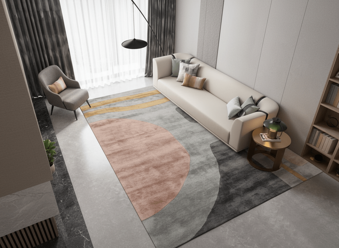 Kyoto Sunset Modernist Rug - Altera