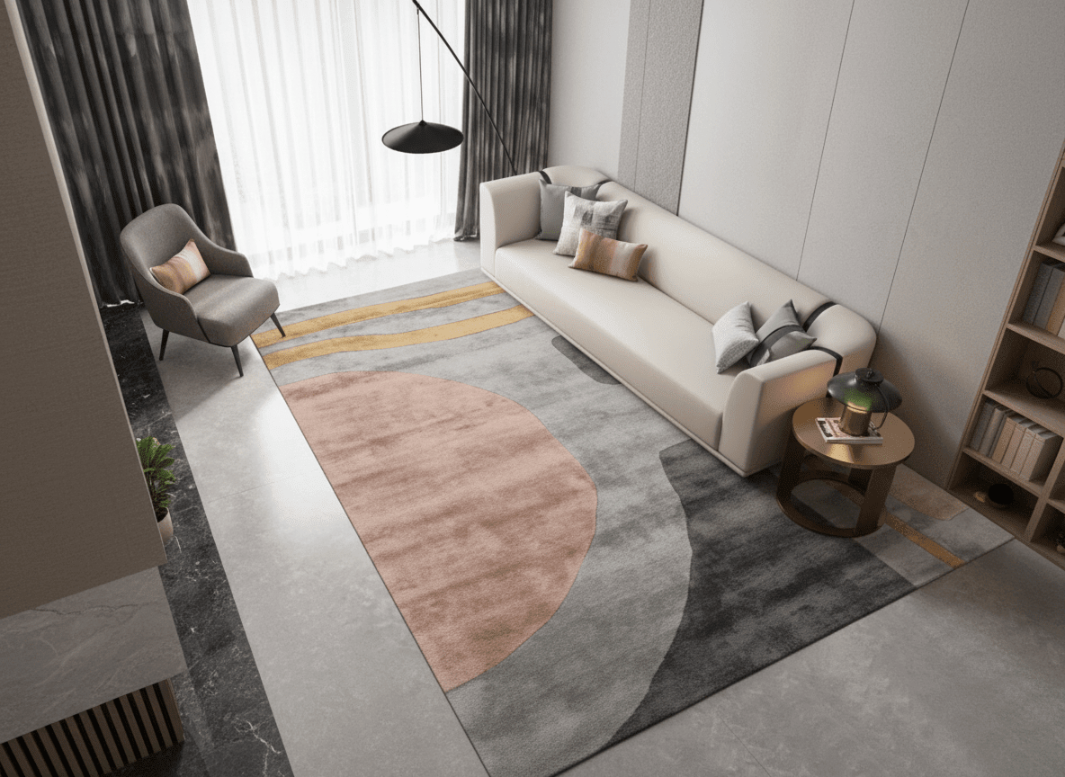 Kyoto Sunset Modernist Rug - Altera