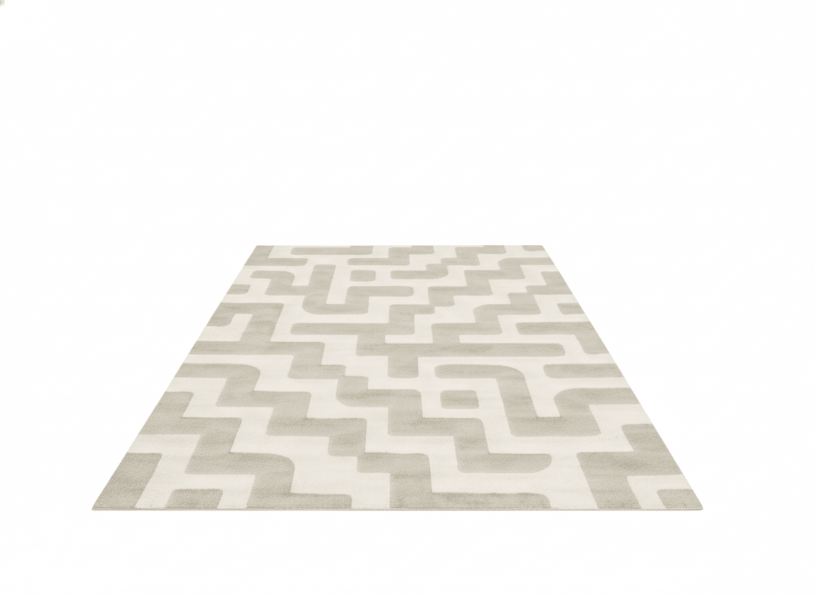 Labyrinth Milk Silk Carpet - Altera