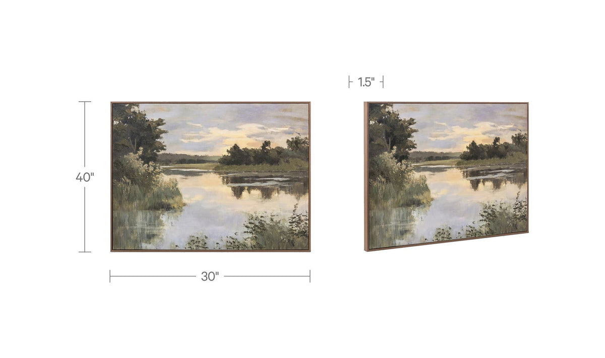 Lacanau Framed Painting - Altera