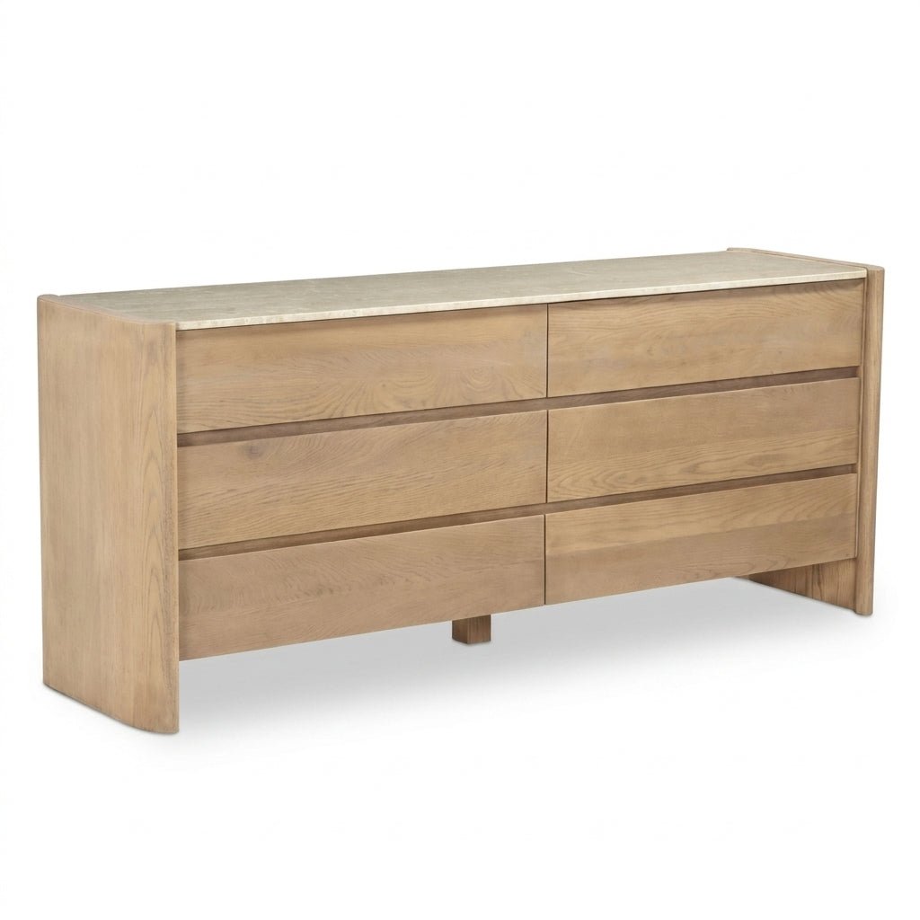 Larsson 6 Drawer Dresser Natural - Altera