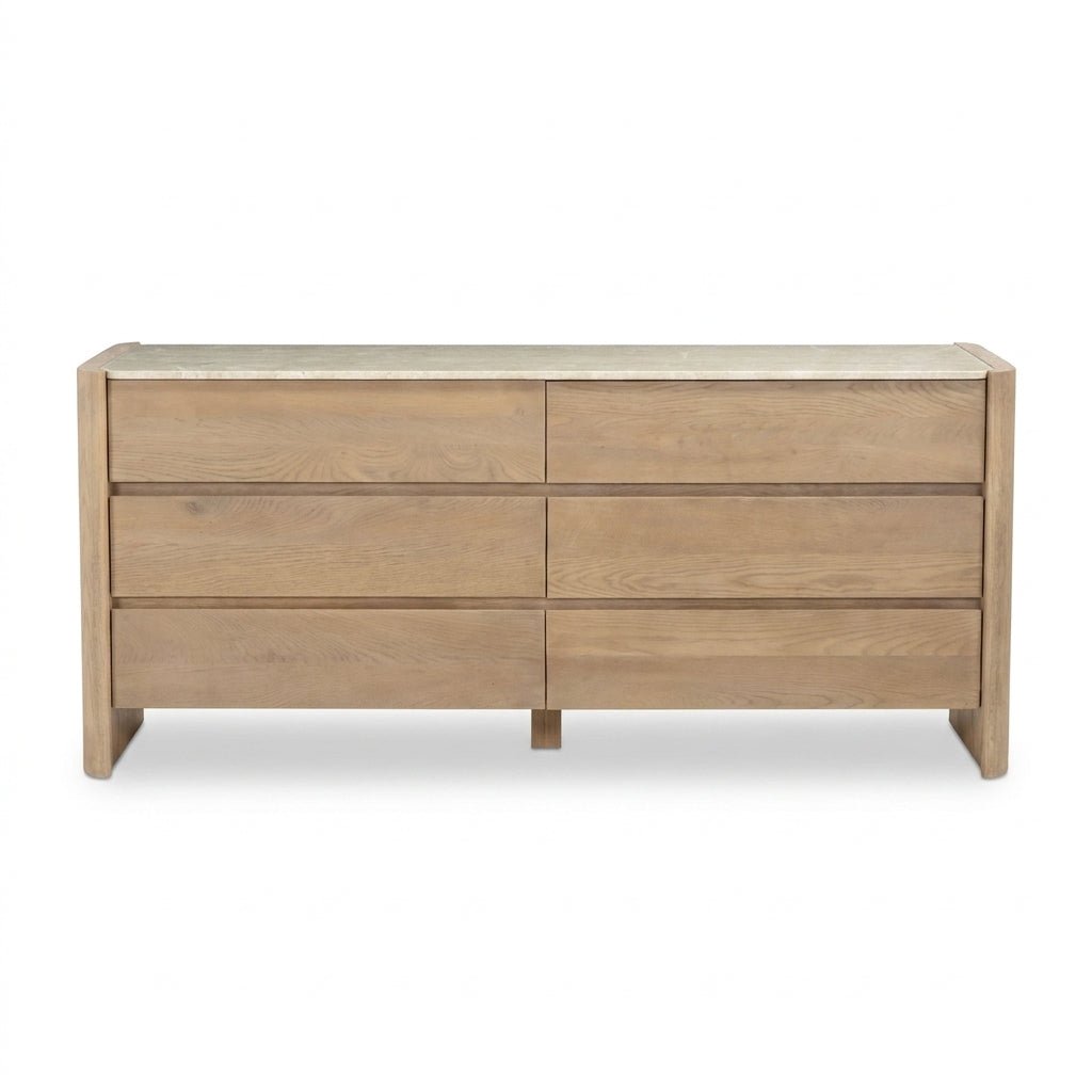 Larsson 6 Drawer Dresser Natural - Altera