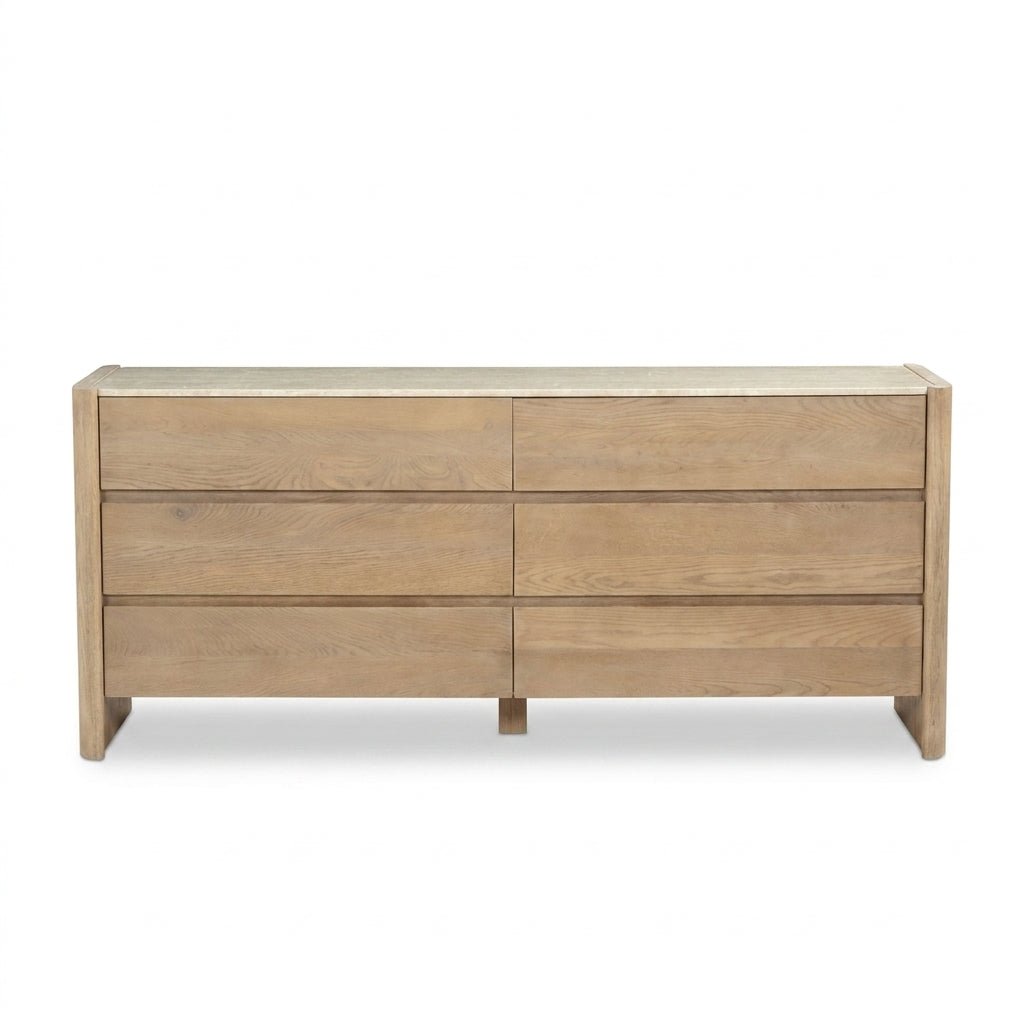 Larsson 6 Drawer Dresser Natural - Altera