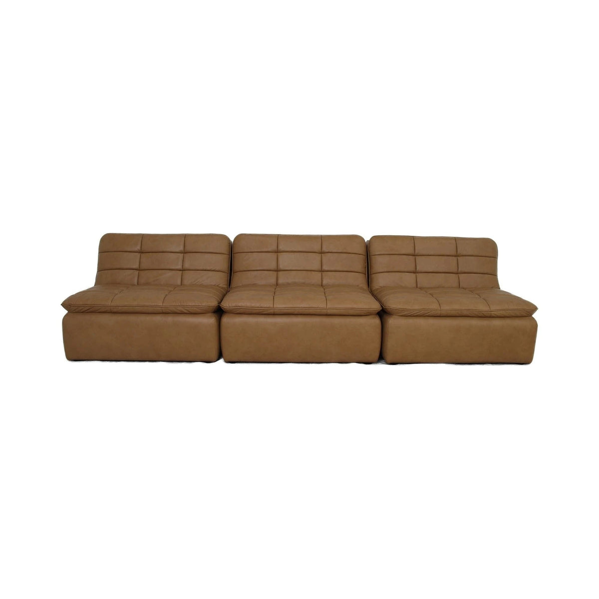 Lavenham Armless Modular Leather Sofa - Altera