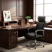 Lecce Diamond - Quilted Premium Leather Office Chair - Altera