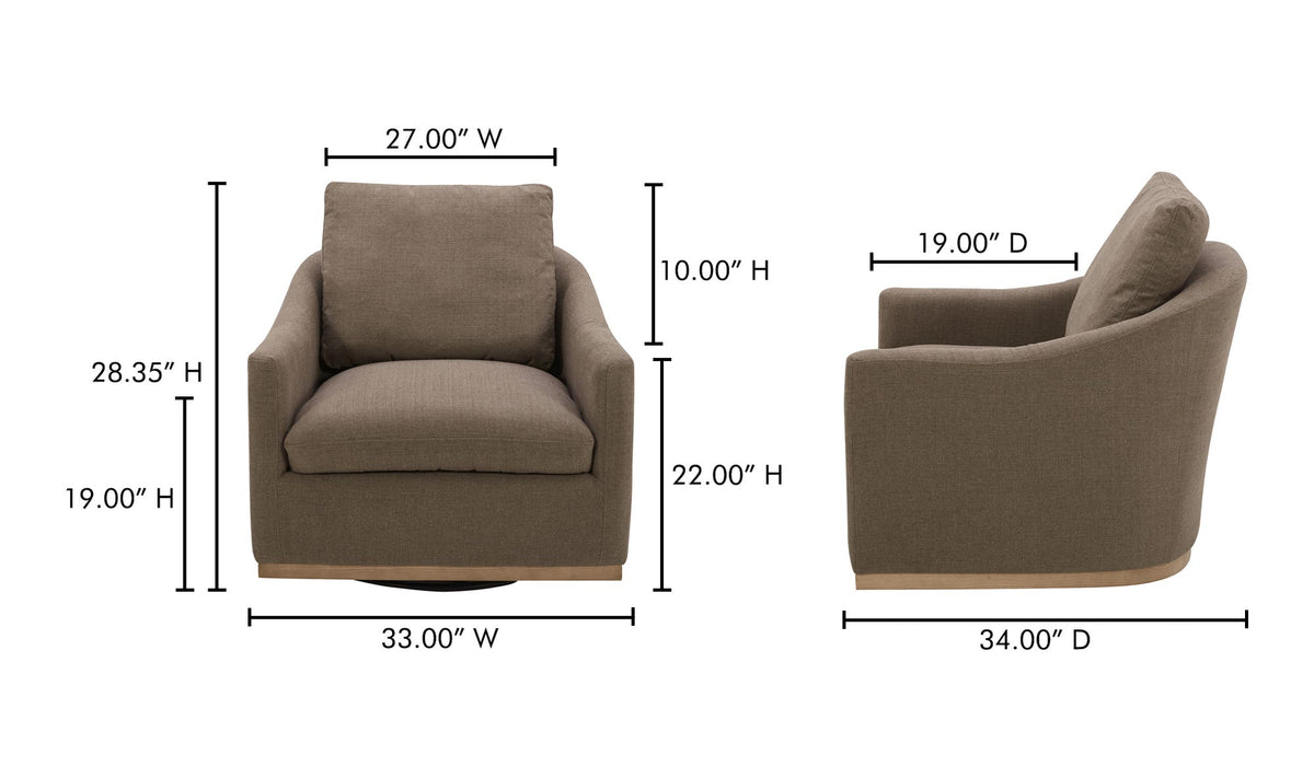 Lenzie Swivel Chair - Altera