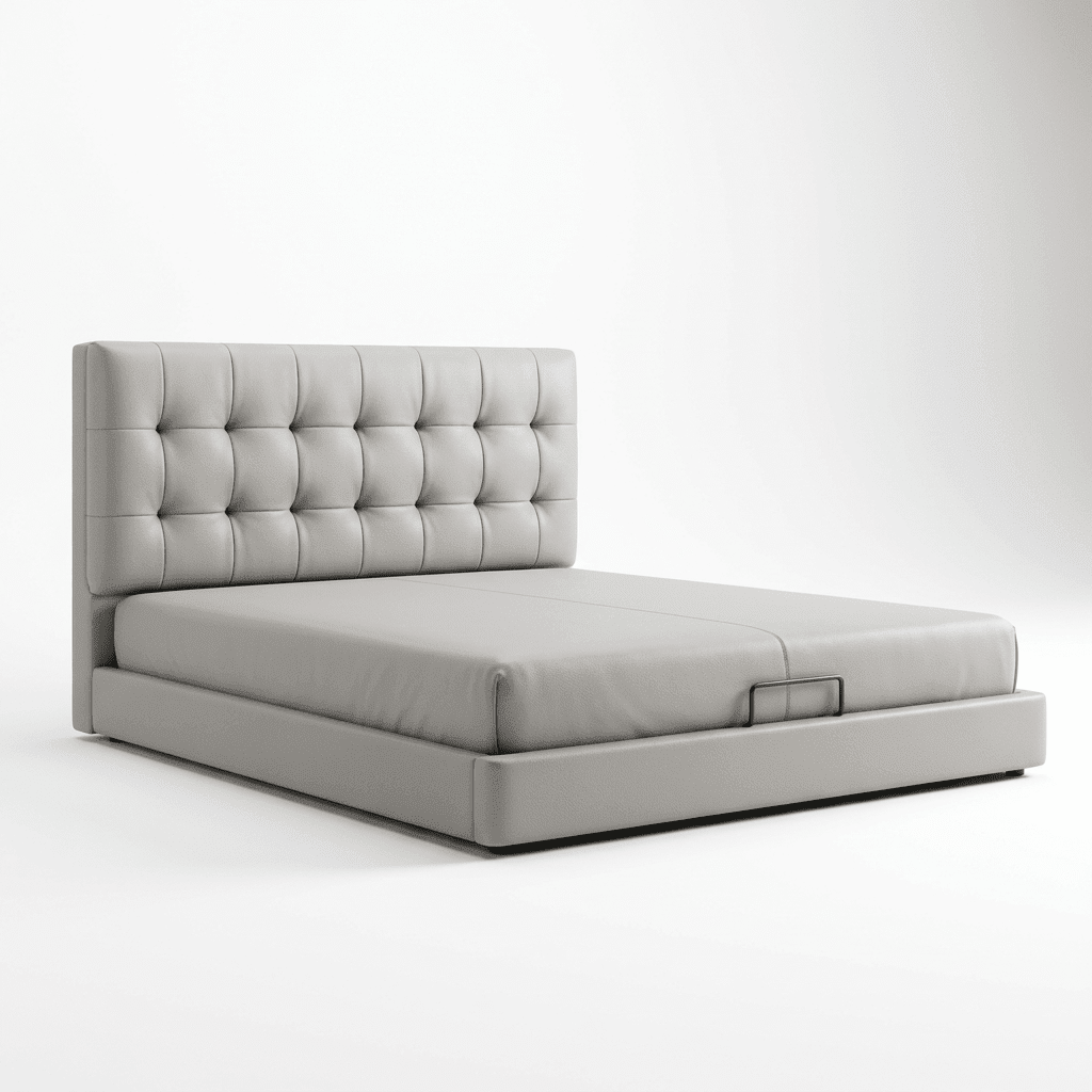 Leo Contemporary Eco - Leather Platform Bed - Altera