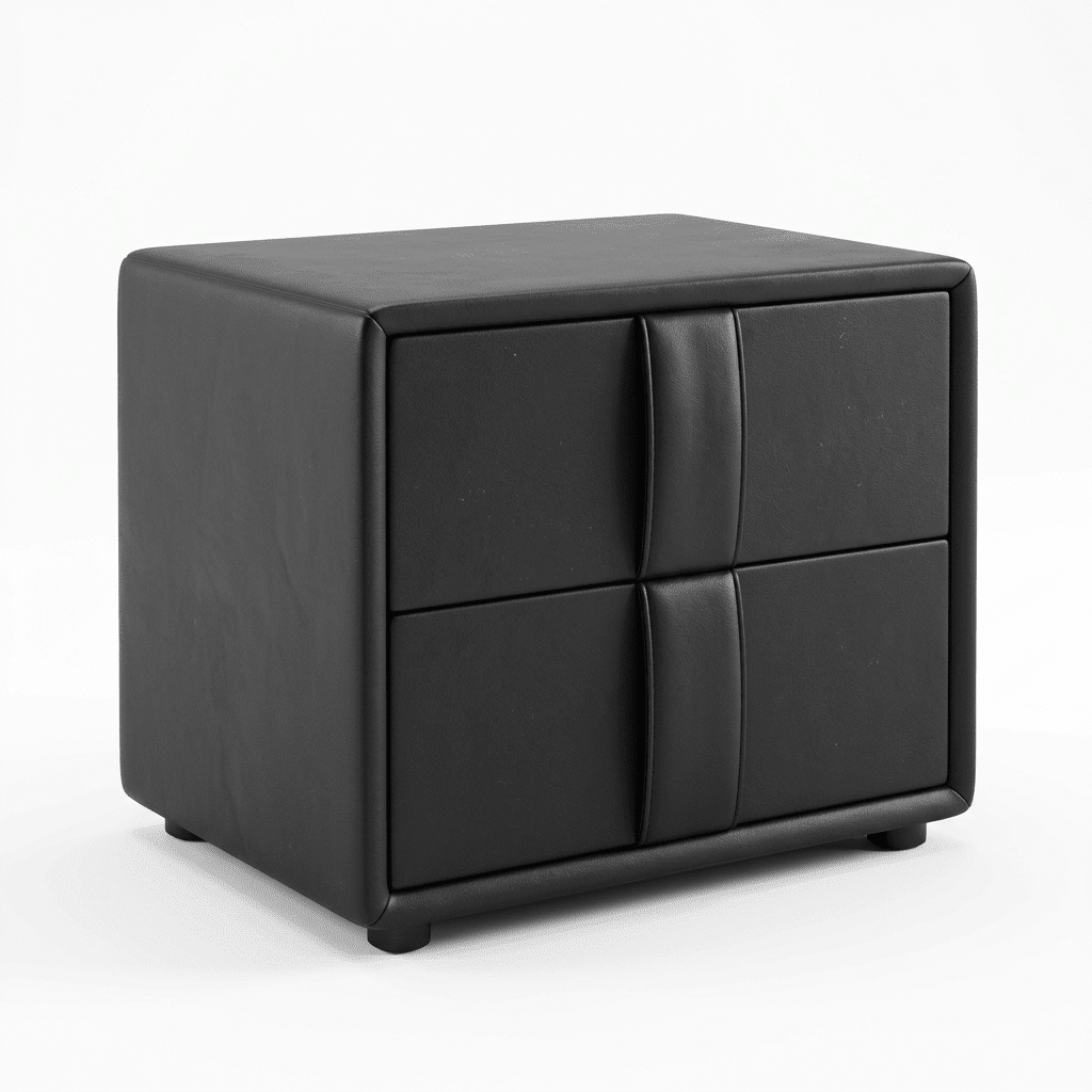 Leo Contemporary Eco - Leather Platform Bed - Altera