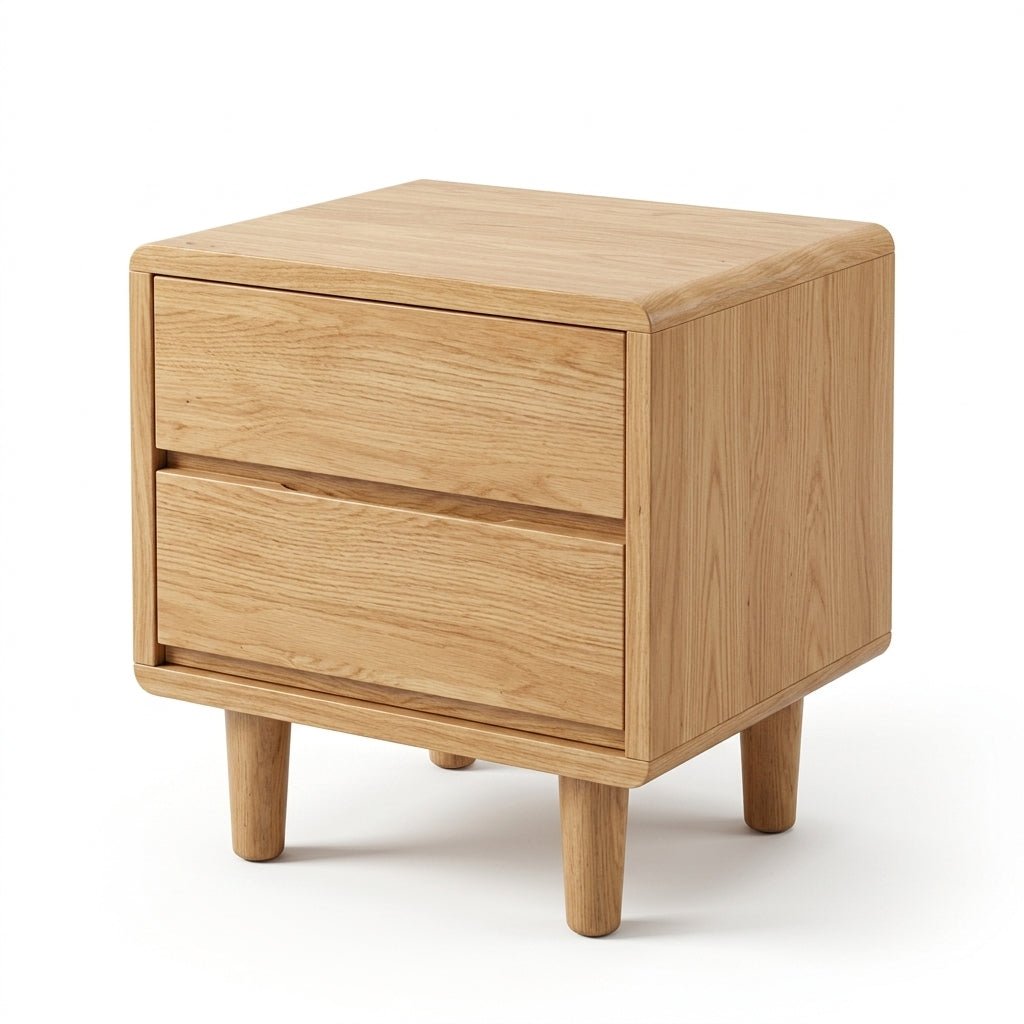 Liam Natural Wood Crafted Bed - Altera