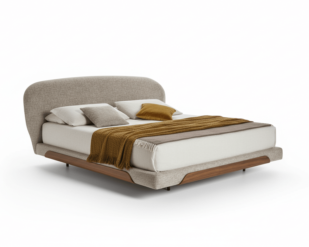 Linden Modern Upholstered King Bed - Altera