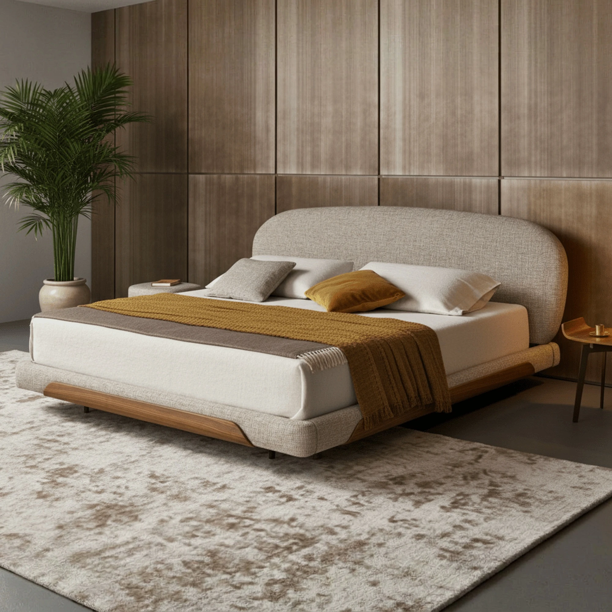 Linden Modern Upholstered Bed