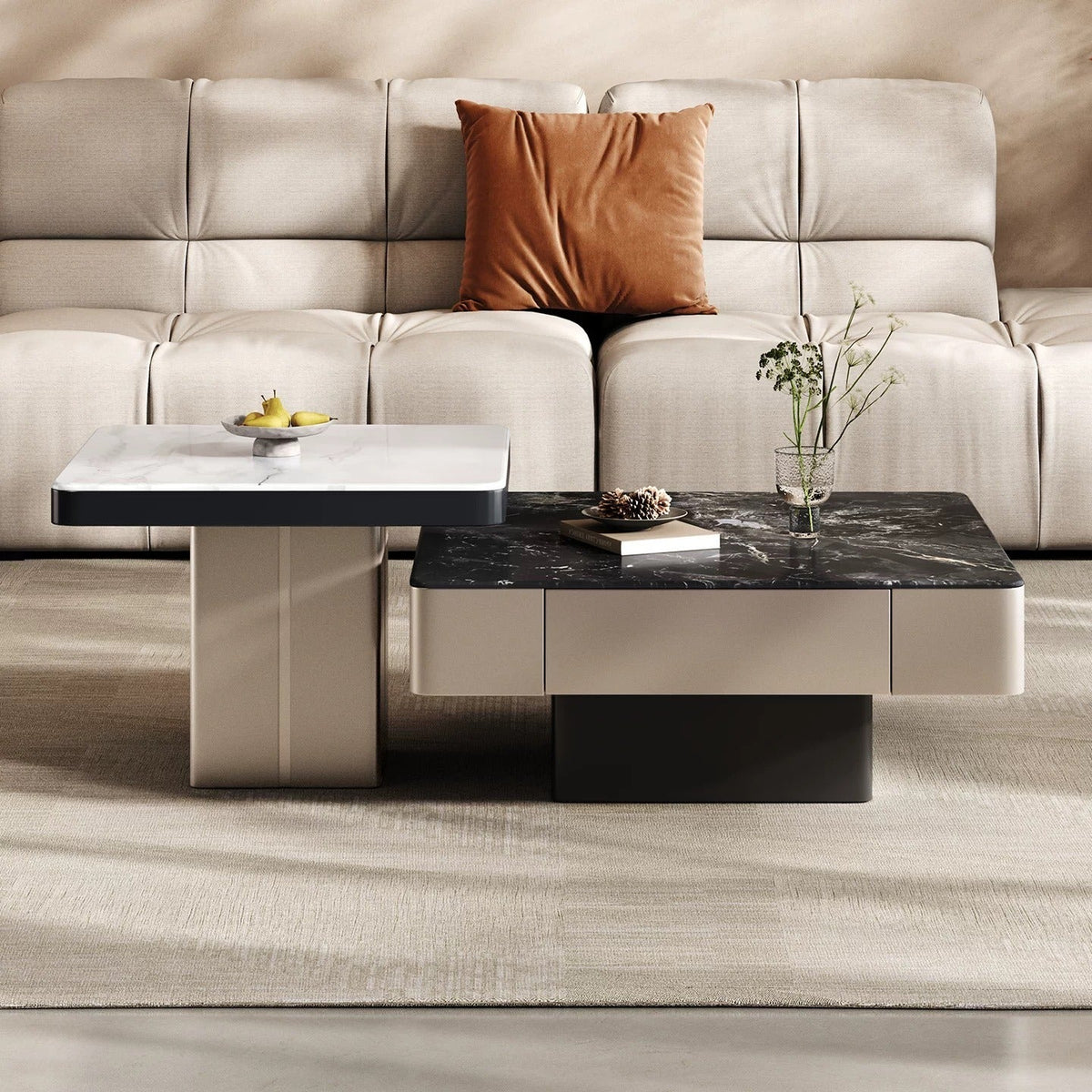 Livorno Coffee Table & Side Table - Altera