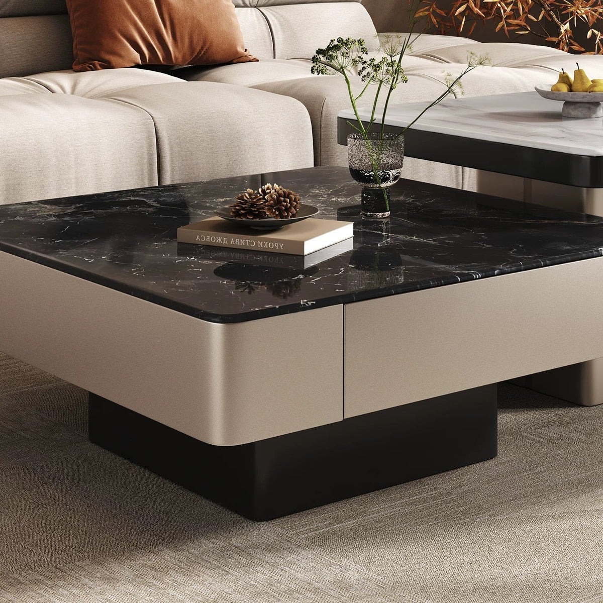 Livorno Coffee Table & Side Table - Altera