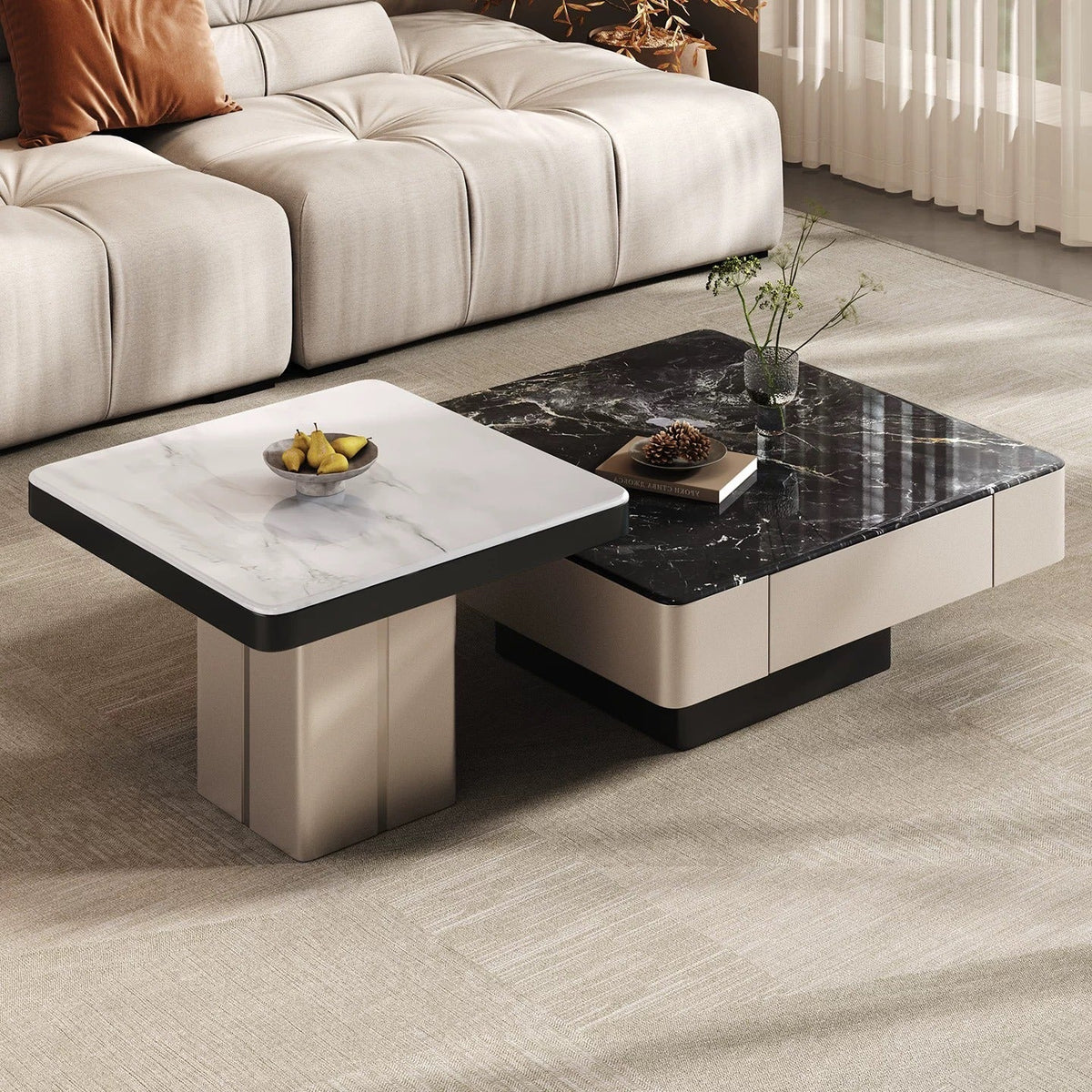 Livorno Coffee Table & Side Table - Altera