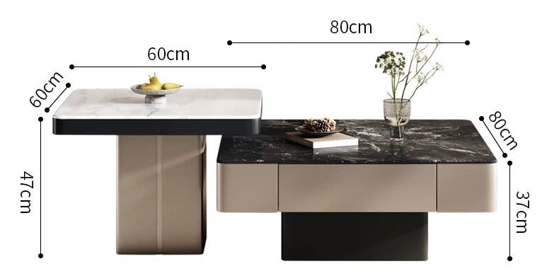 Livorno Coffee Table & Side Table - Altera