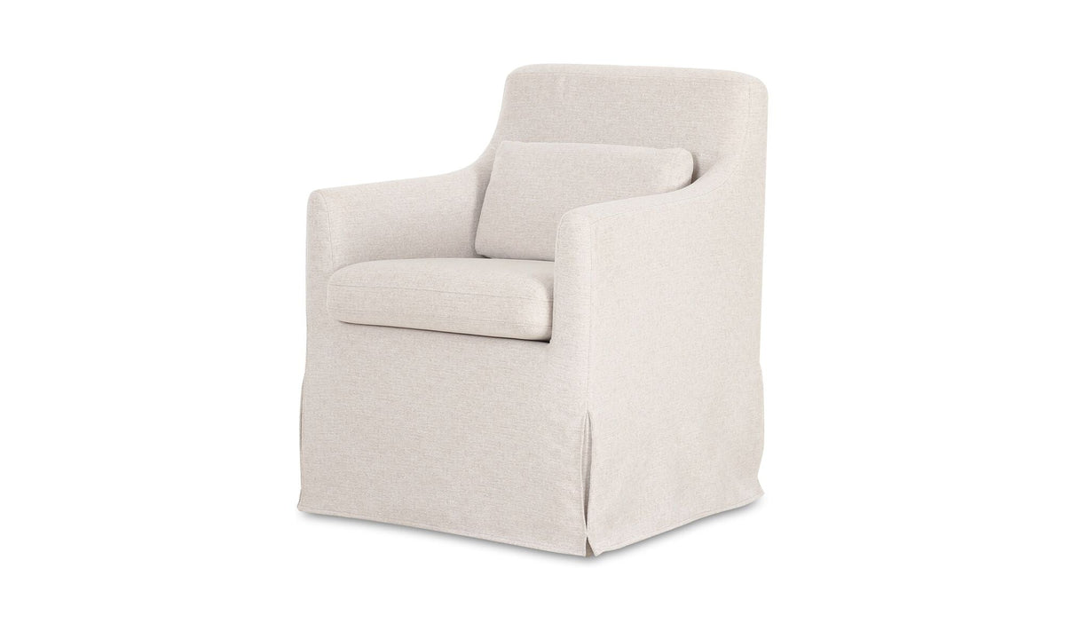 Lorna Slipcover Dining Chair Beige - Altera