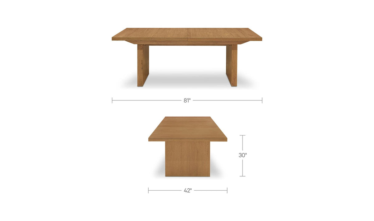 Lowell Extension Dining Table Natural - Altera