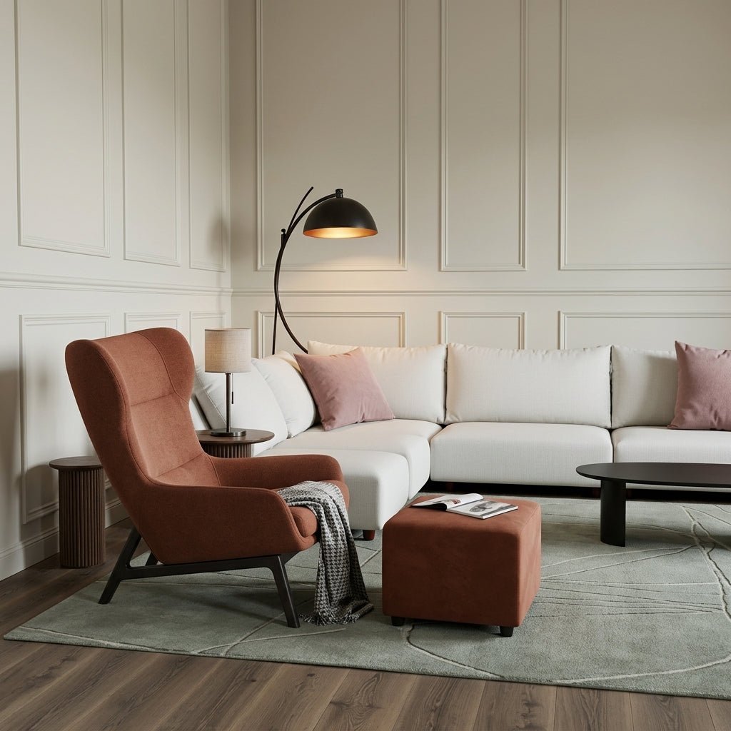 Lusaka Chair & Footstool - Altera