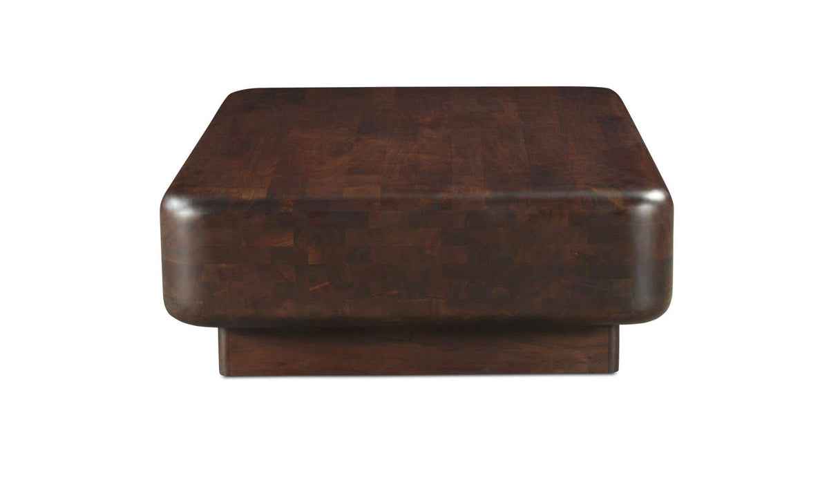 Epping Coffee Table in Dark Brown — side profile