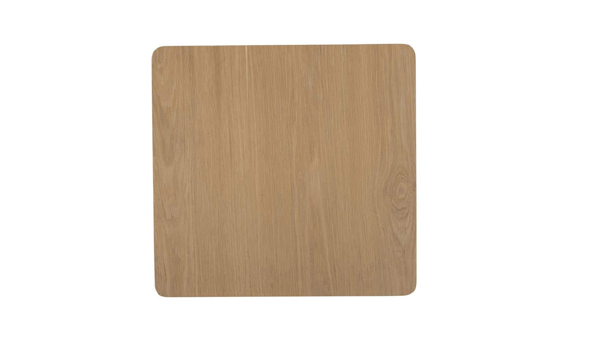 Mendip Side Table in Natural — top view