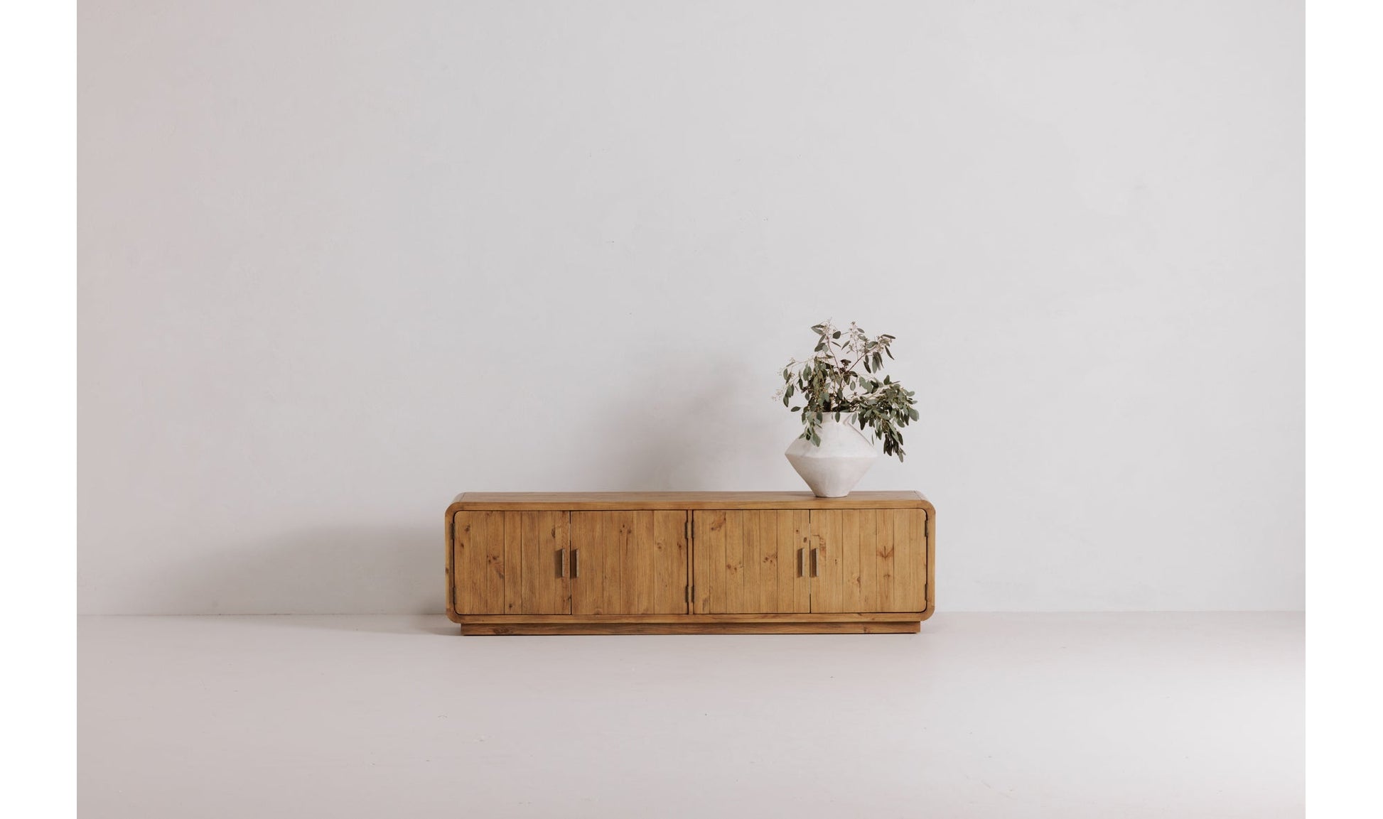 Machala Media Cabinet in Rustic Blonde - Altera