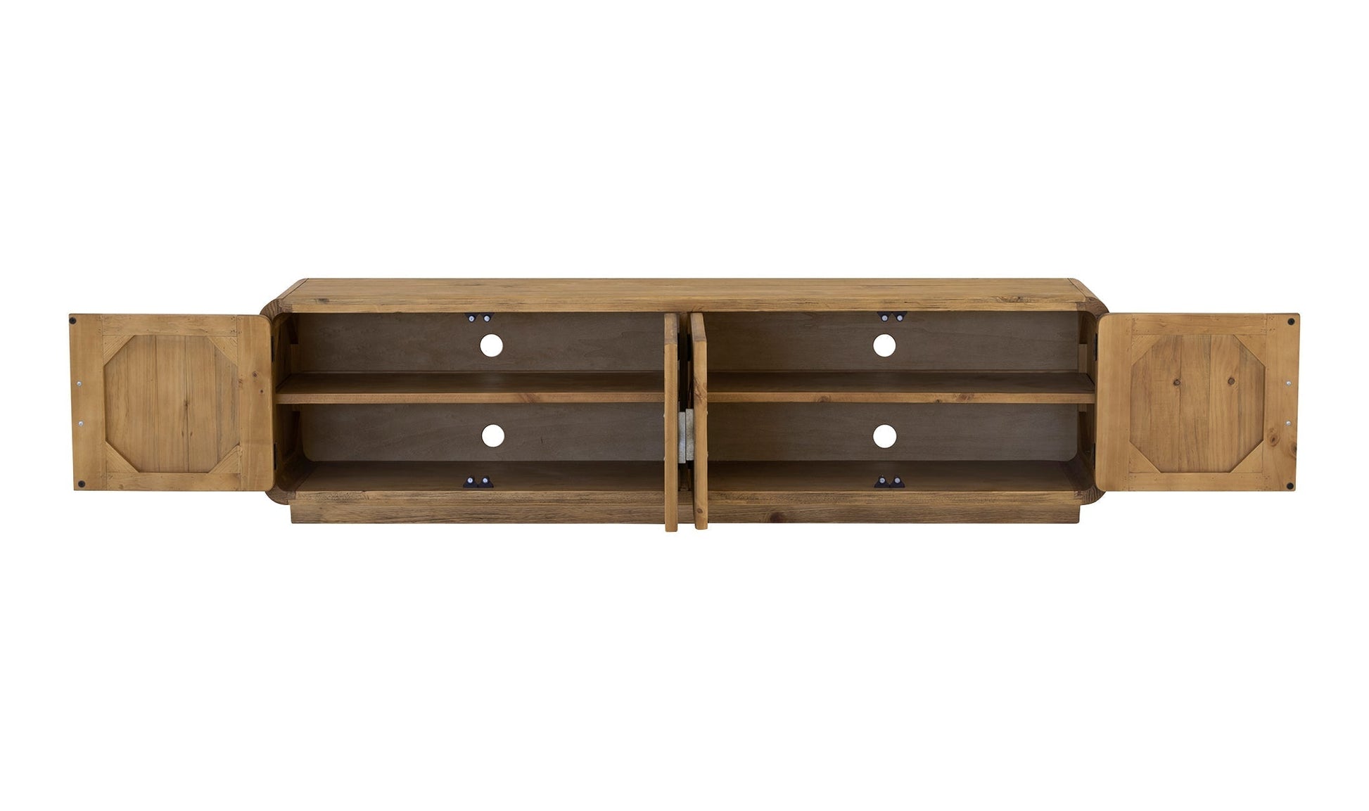 Machala Media Cabinet in Rustic Blonde - Altera