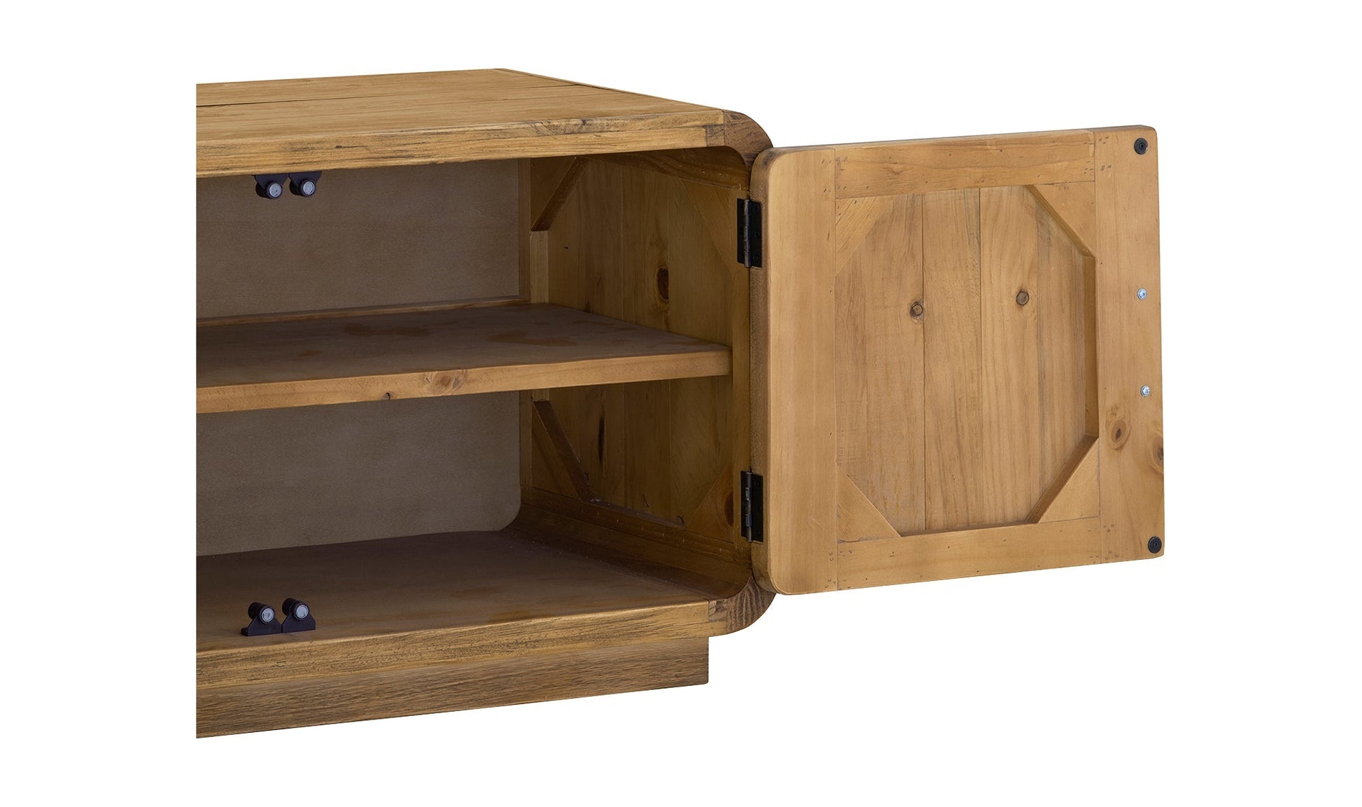 Machala Media Cabinet in Rustic Blonde - Altera