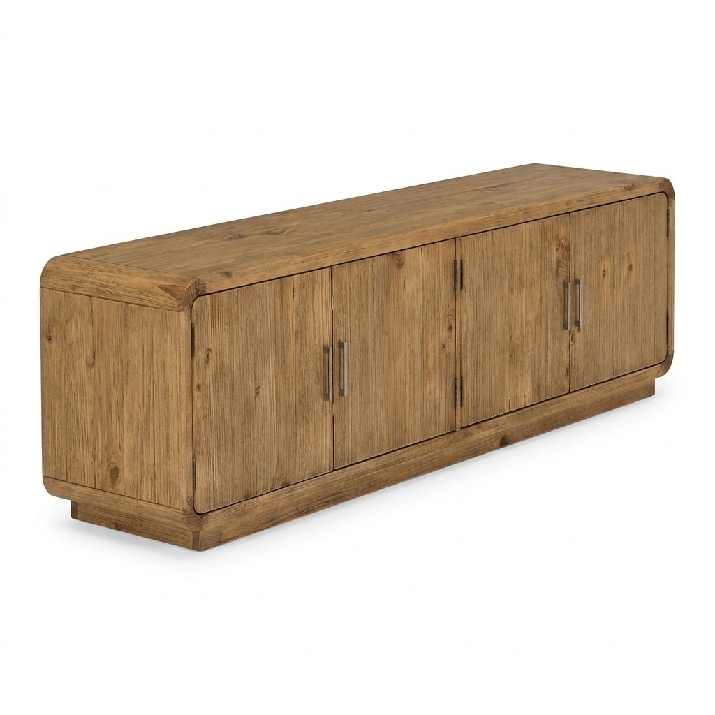 Machala Media Cabinet in Rustic Blonde - Altera