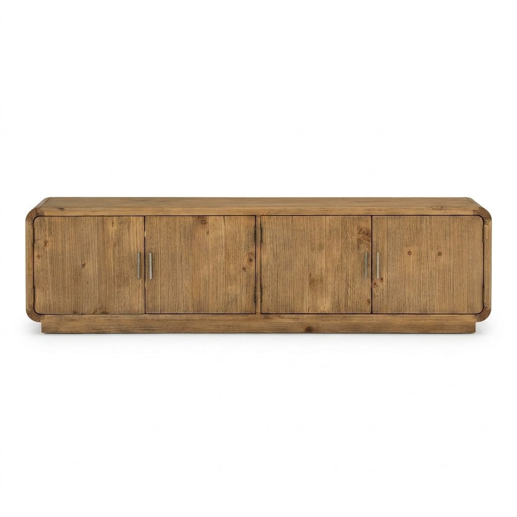 Machala Media Cabinet in Rustic Blonde - Altera