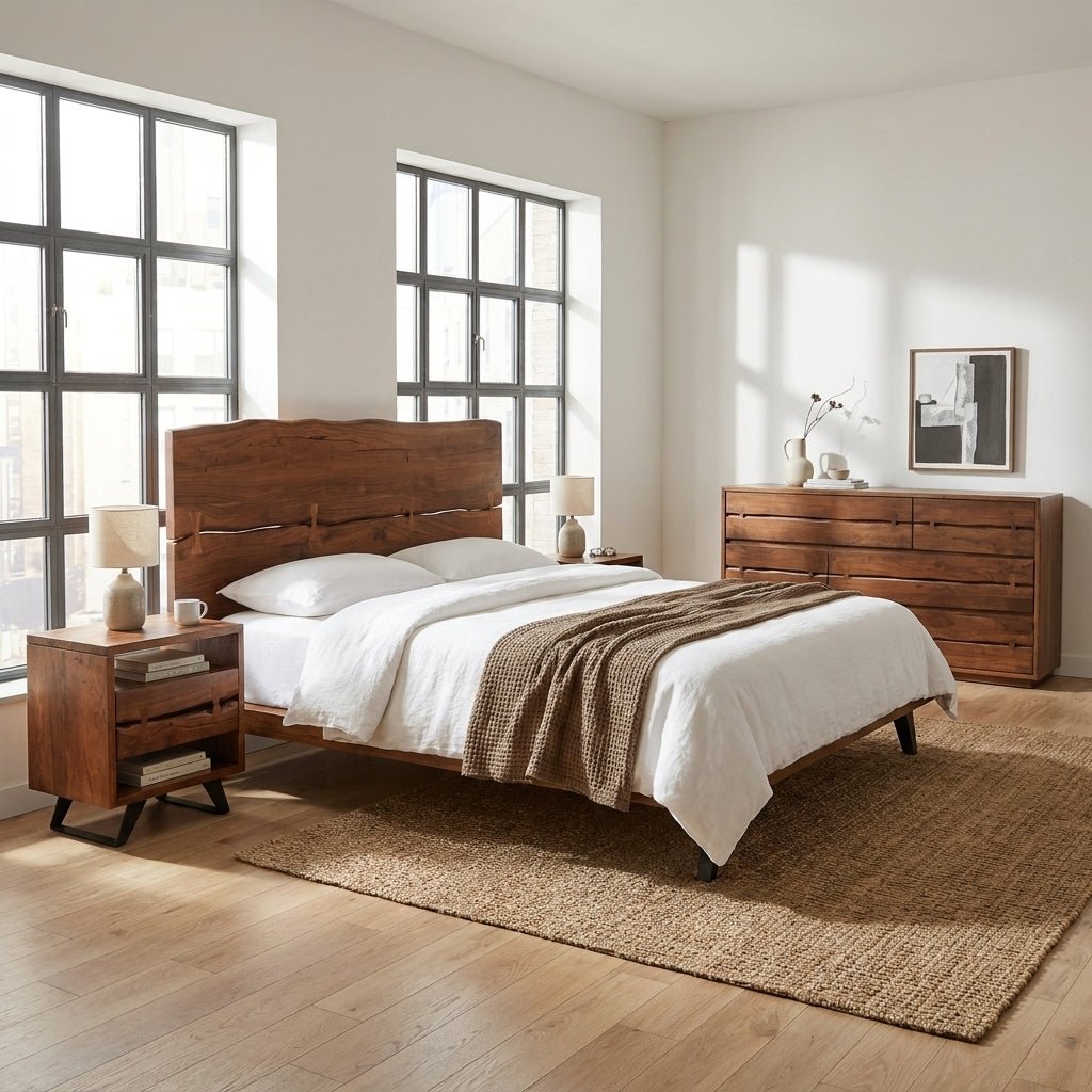 Mahajanga Platform Bed Bundle - Altera
