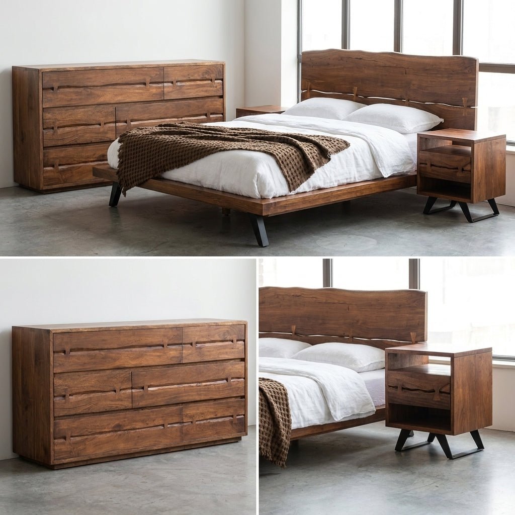 Mahajanga Platform Bed Bundle - Altera
